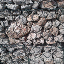 Günstiger Preis 8 × 10 PVC beschichtete verzinkte Gabion -Käfig